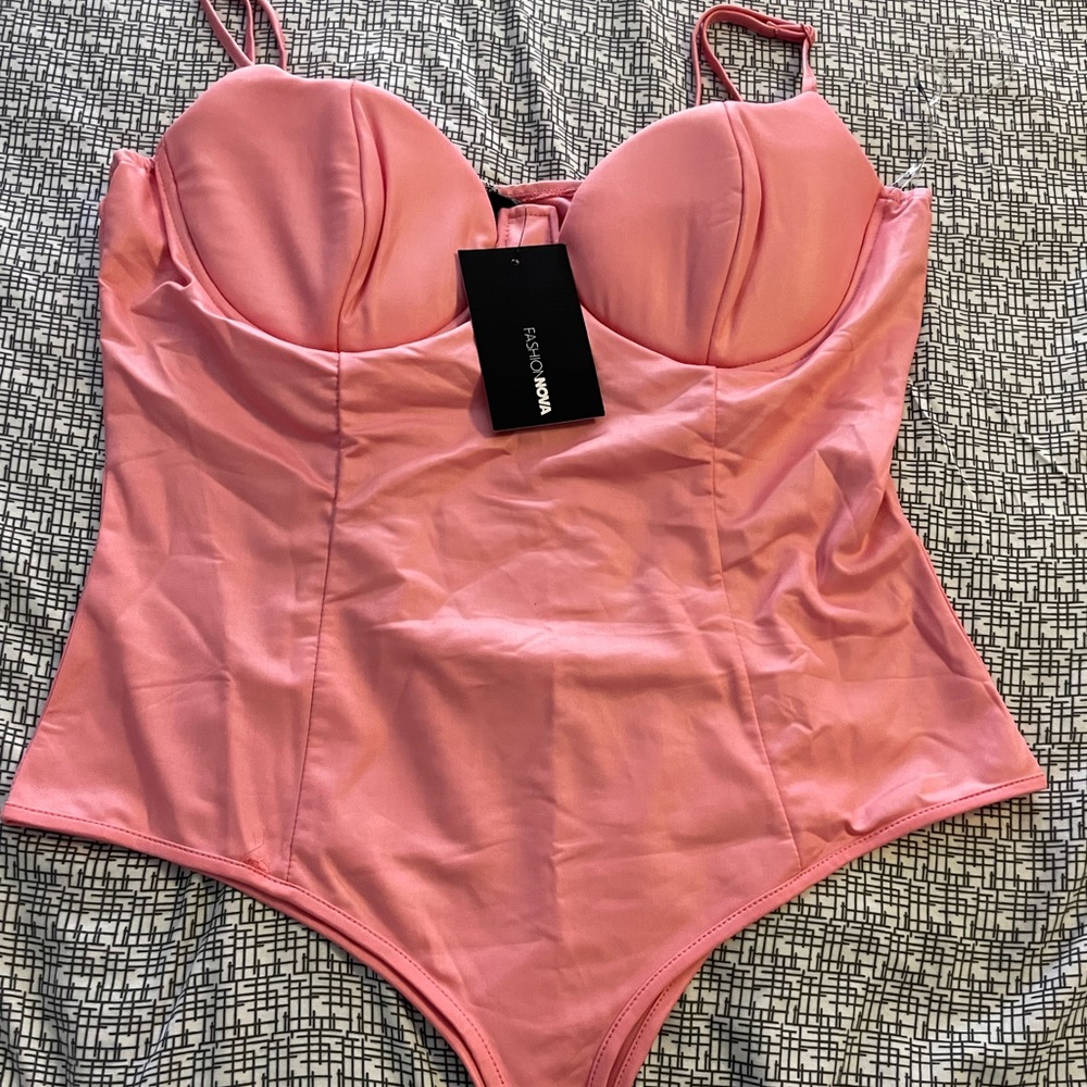 Pink bodysuit